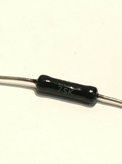 75K OHM 0.1% 1W H2 HOLCO METAL FILM PRECISION RESISTOR (X1) fcb14.39