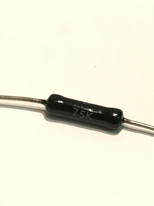75K OHM 0.1% 1W H2 HOLCO METAL FILM PRECISION RESISTOR (X1) fcb14.39
