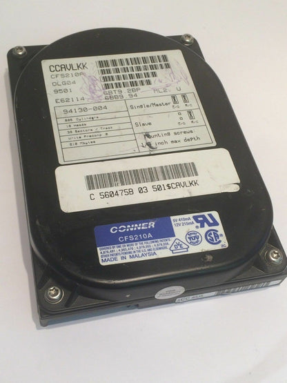 CONNER CFS210A 210MB IDE HARD DISC aa4ce7