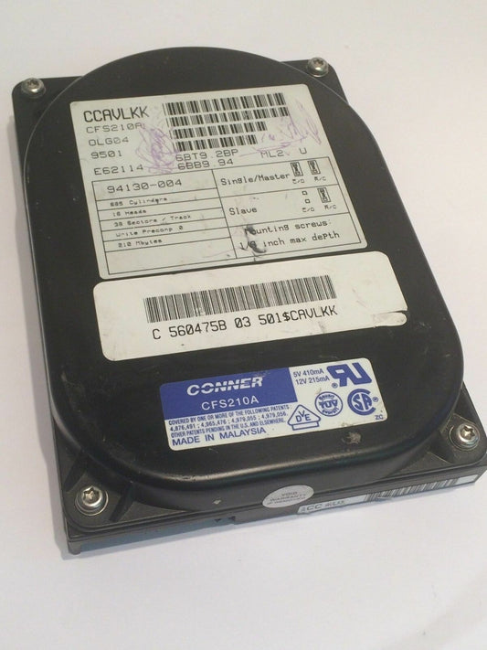 CONNER CFS210A 210MB IDE HARD DISC aa4ce7