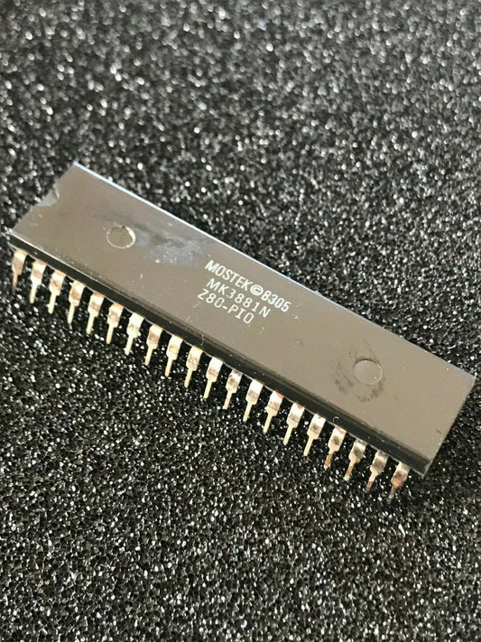 ORIGINAL MOSTEK MK3881N Z80-PIO 40 PIN DIL CHIP UK STOCK x1 fcb17.7