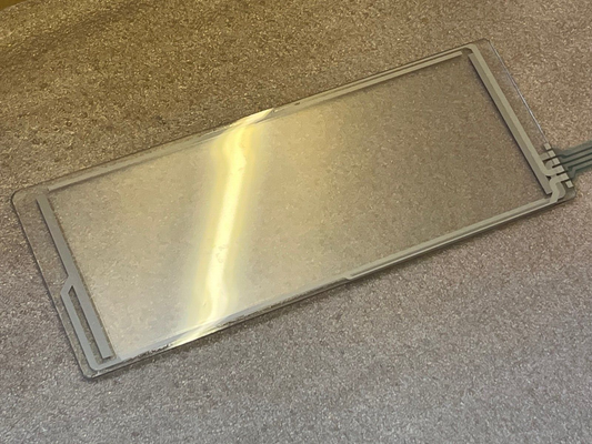 REPLACEMENT 4 WIRE RESISTIVE TOUCH SCREEN & GLASS 197mm x 37mm ac3c1B