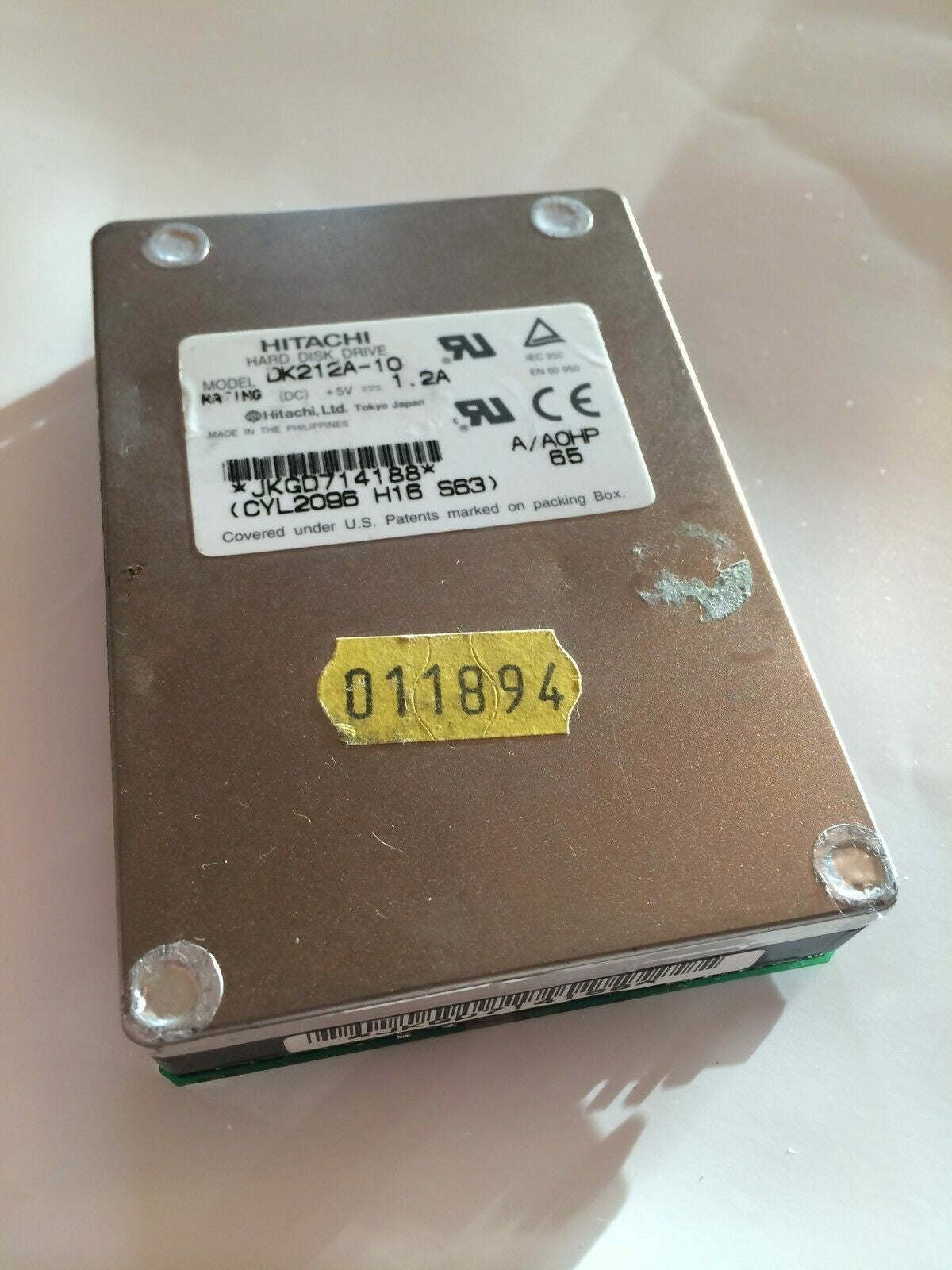 HITACHI DK212A-10 2.5 INCH 18MM 1GB HARD DISC DRIVE fbc1f2