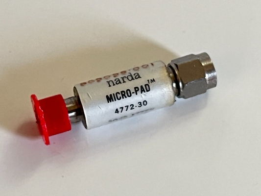 NARDA MICRO-PAD 4772-30 PRECISION 30dB 2W 6GHz SMA ATTENUATOR (x1) fba10a41