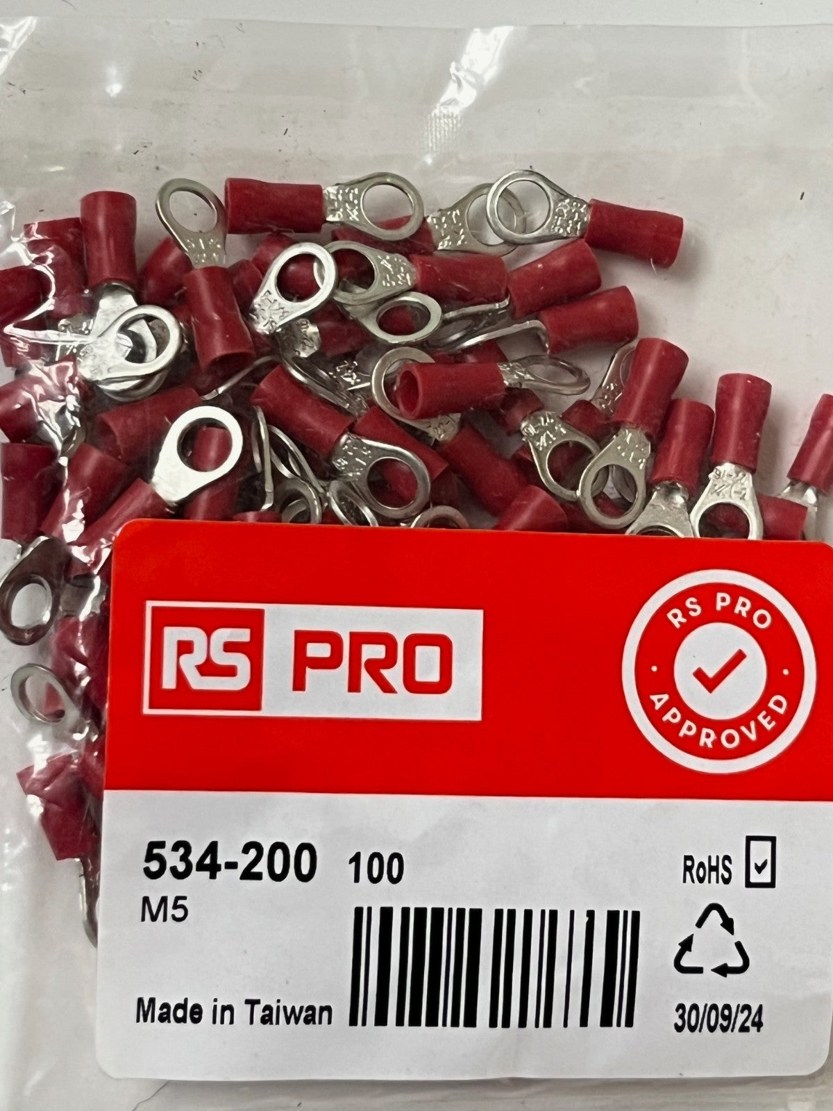 INSULATED CRIMP TERMINALS BEST RS QUALITY ALL TYPES PACKS OF 100 CHEAP fcb22