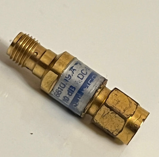 SUHNER 6810.19A PRECISION 3.5 SMA 10dB 2W 18GHz ATTENUATOR (x1) fba10a44
