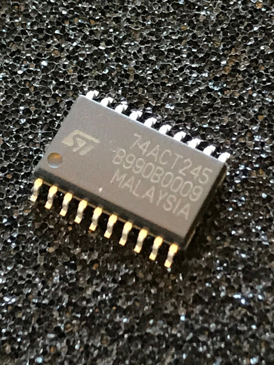 74ACT245 ORIGINAL ST 20 PIN SURFACE MOUNT CHIP SO20 UK STOCK x1 fd6d62
