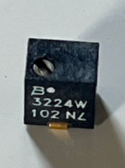1K 4MM SMD MULTI TURN PRESET VARIABLE RESISTOR BOURNS 3224W-102 (x5) fd2h2
