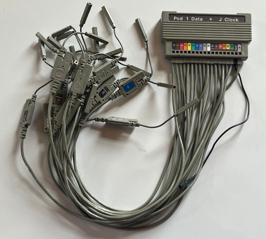 HP AGILENT DATA CABLE POD 1 & J CLOCK PROBE FOR HP16XXX AE1W101