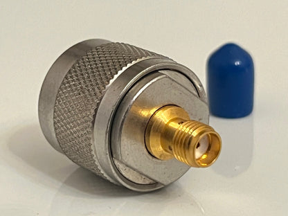 SUHNER PREMIUM N MALE TO SMA FEMALE PRECISION COAXIAL ADAPTER FD7B24