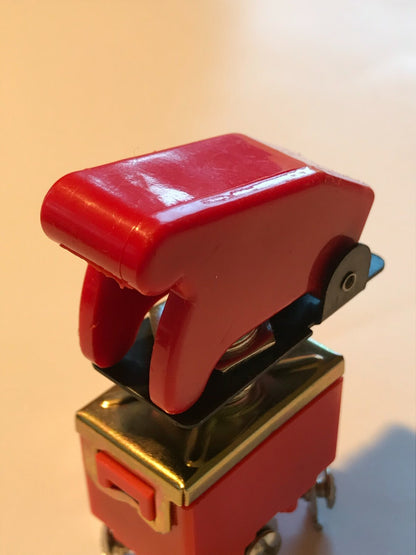 TOGGLE SWITCH GUARD PROTECTOR SPRING LOADED COVER ALL COLOURS fcb21