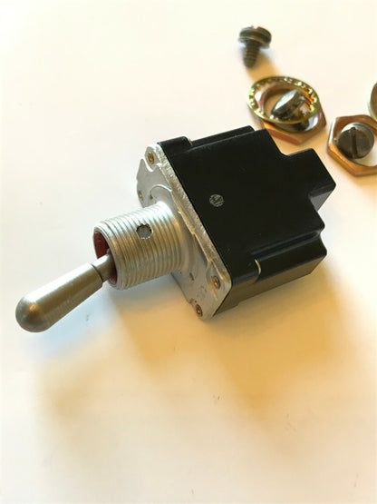 MILITARY SPEC 1 POLE CENTER OFF BIAS SPRING RETURN TOGGLE SWITCH 1TL1-5 ad1J69