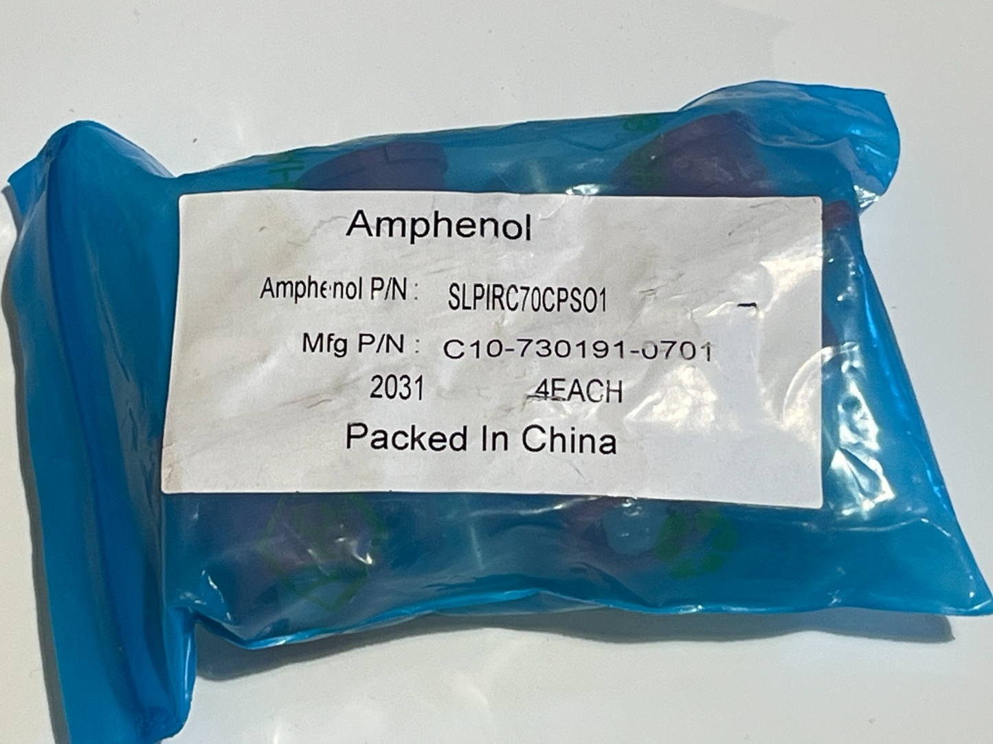 AMPHENOL SLPIRC70CPSO1 10.3MM SURLOK PLUS RECEPTACLE PACK OF 4 AD1M27