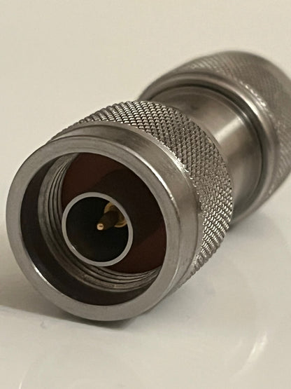 MIDWEST MICRO. N MALE TO N MALE 50 OHM 18GHz RF COAXIAL ADAPTER FBA10A99