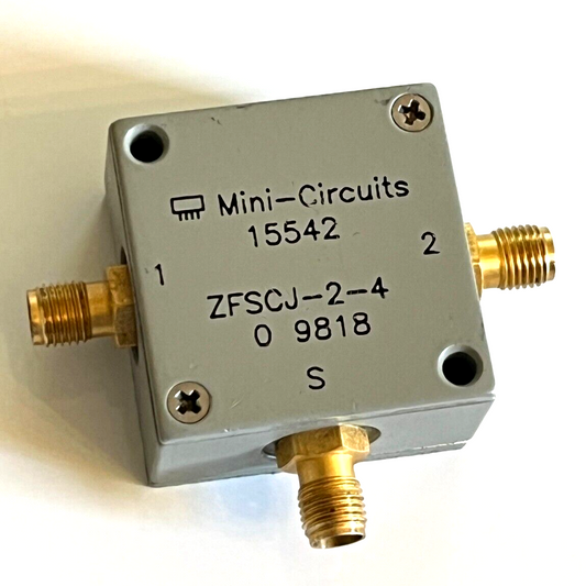 MINI-CIRCUITS ZFSCJ-2-4 SMA 2 WAY POWER SPLITTER / COMBINER 1000MHz AE1W41