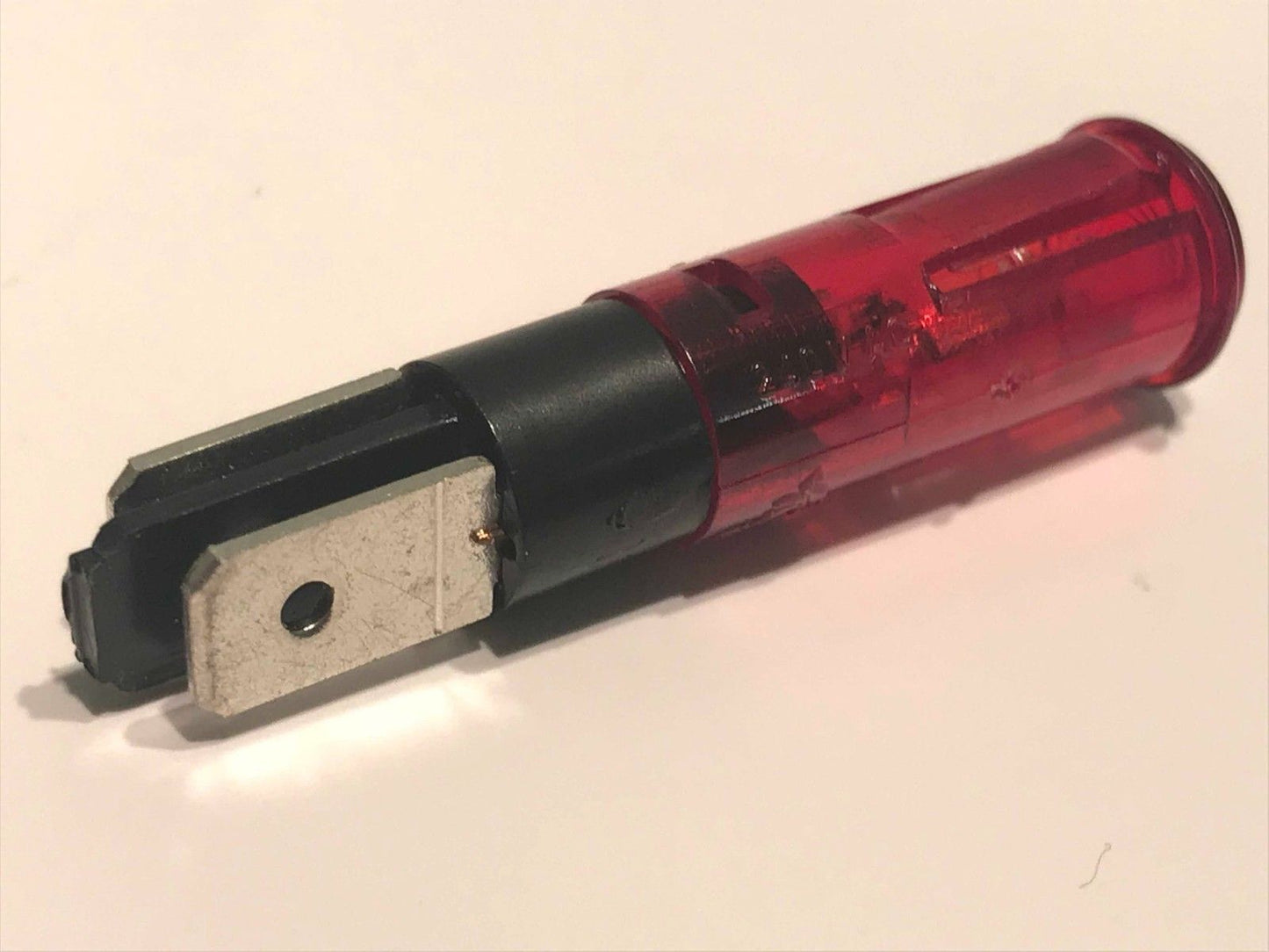 240V MAINS 9MM PUSH FIT PANEL NEON LIGHT WITH SPADE CONNECTIONS GOOD QUALITY