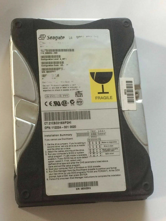 SEAGATE ST38421A 9M9004-030 FIRMWARE 6.01 IDE HARD DRIVE 8.4GB aa4bd1f