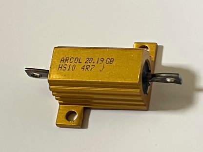 ARCOL 4R7 10 WATT 5% 4.7 OHM METAL CLAD POWER RESISTOR fd1D8
