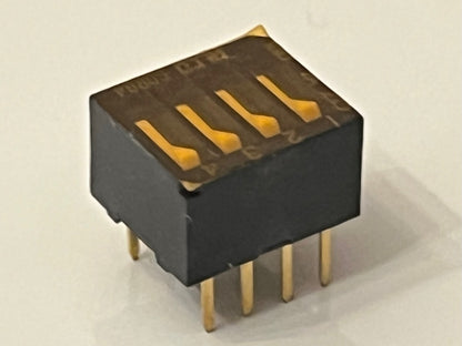 ALCO 4 WAY DIP DIL SWITCH x1 GDR04 FBA10A8