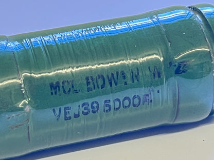 5K 100W 5000 OHM MCL BOWEN VINTAGE WIRE WOUND TUBULAR POWER RESISTOR FD6C21