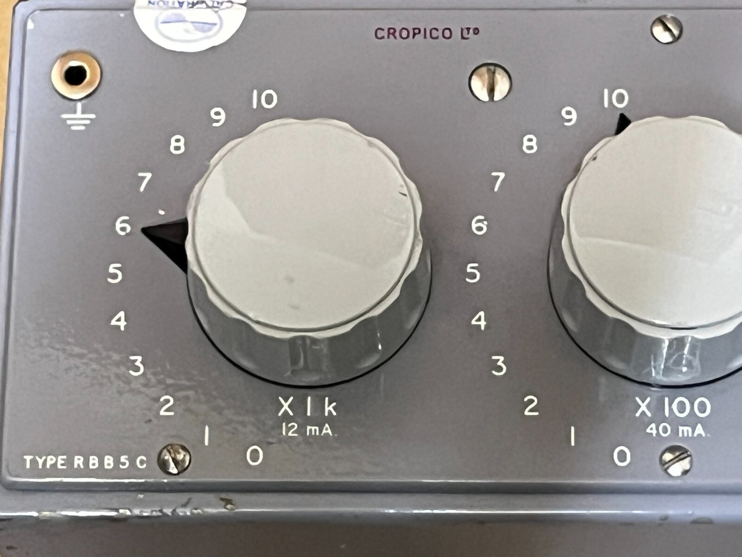 CROPICO PRECISION EXTREME ACCURACY RESISTANCE DECADE BOX 0.1R - 11.1K Ohm ad2~6