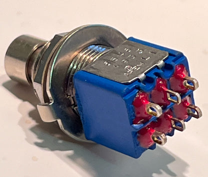 PUSH OR FOOT SWITCH APEM BEST QUALITY LATCHING CHANGE OVER DOUBLE POLE bsb4c