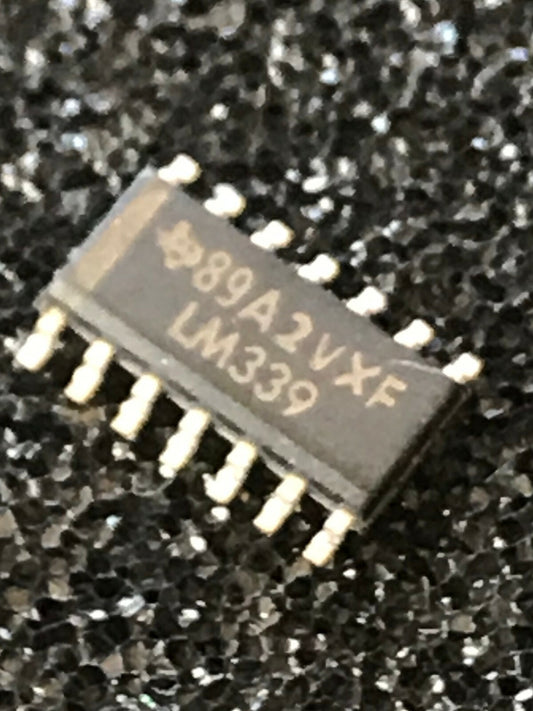 LM339 ORIGINAL TEXAS INST SURFACE MOUNT CHIP SO14 UK STOCK x1 fcb16.70