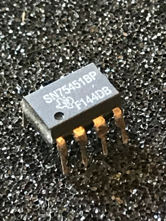 SN75451BP ORIGINAL TEXAS DUAL DRIVER 8 PIN DIL CHIP UK STOCK x1 fd6d95