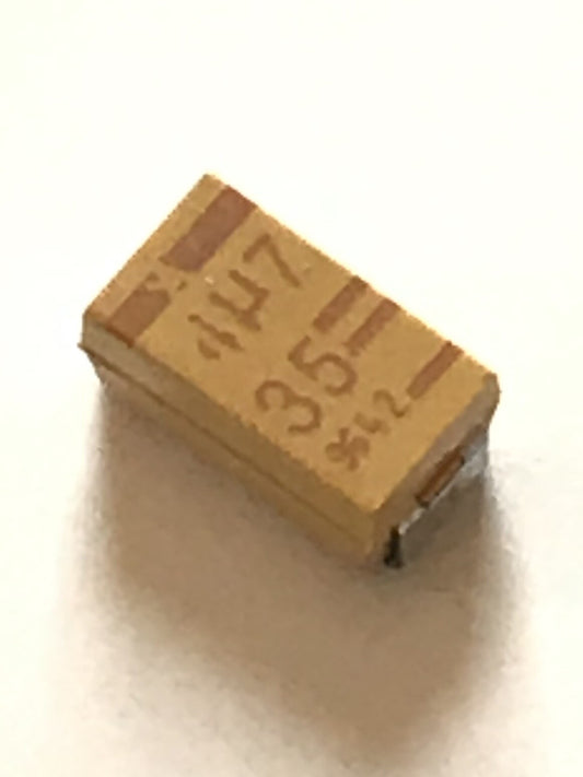 4.7UF 35V AVX SURFACE MOUNT TANTALUM CAPACITORS CASE SIZE C faa~2L