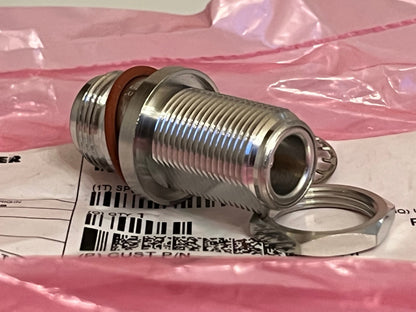 SUHNER N TYPE FEMALE TO N FEMALE BULKHEAD ADAPTER 34_N-50-0-1/133 AD2N23
