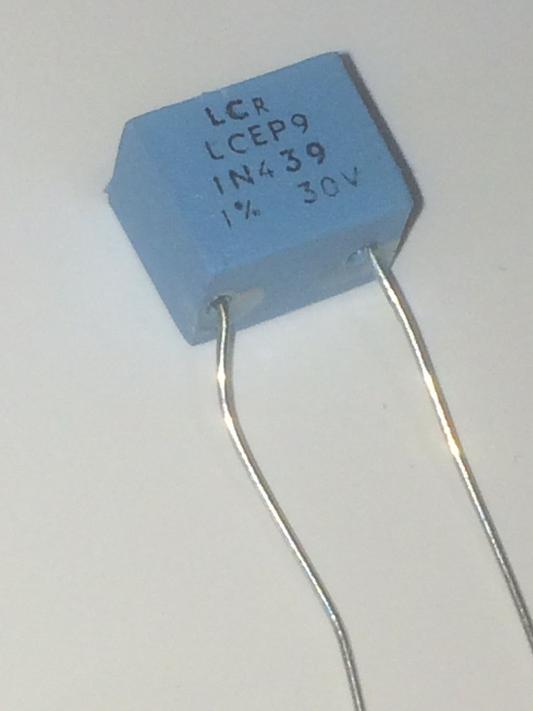 1.439nF 30V 1% LCR EXTENDED FOIL BOX POLYSTYRENE EP9 CAPACITOR fbb28.34