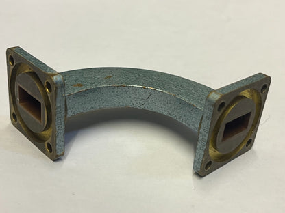 WG18 /WR62 H-BEND 12.4Ghz - 18.0Ghz SANDERS WAVE GUIDE fd1L36