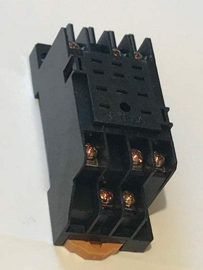 PYF11A 11 PIN RELAY BASE FOR 'MY3' RELAYS DIN RAIL OR SCREW DOWN MOUNT ad1J21