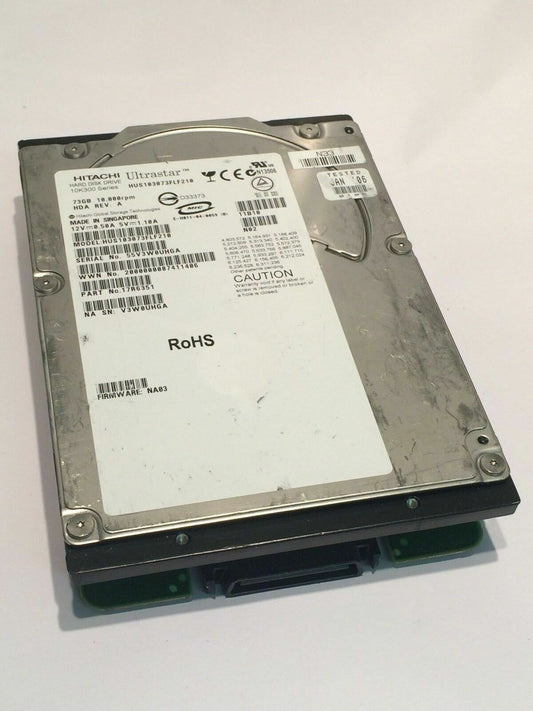 Hitachi Ultrastar 10K300 73.4GB FIBER CHANNEL HARD DRIVE fbd1a