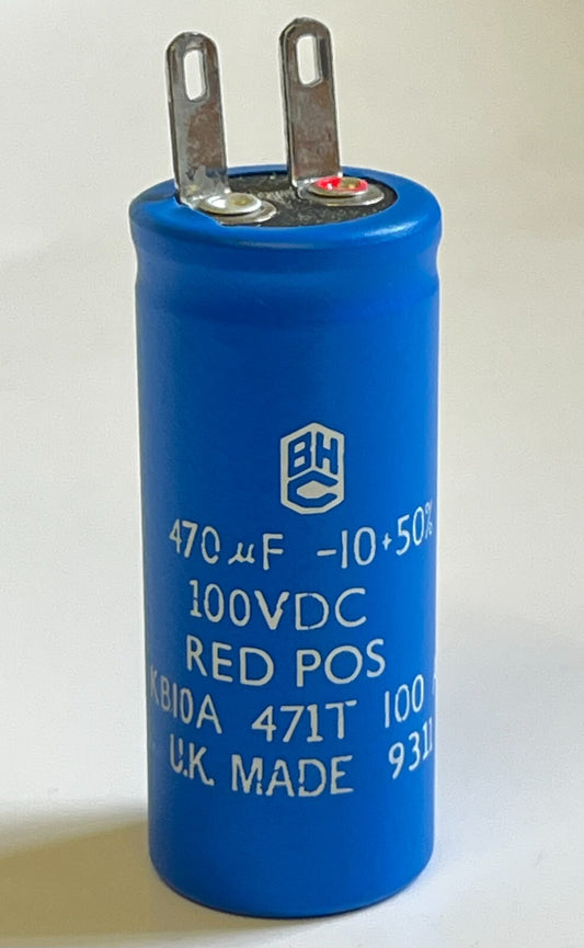 470UF 100V HIGH RIPPLE RADIAL ELECTROLYTIC CAPACITOR BHC fd7d26
