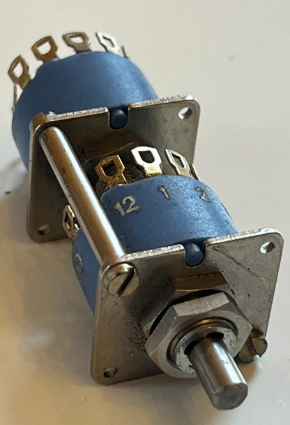 11 WAY 2 POLE ELMA 01 SERIES MINIATURE ROTARY SWITCH AUDIOPHILE fcb20.5
