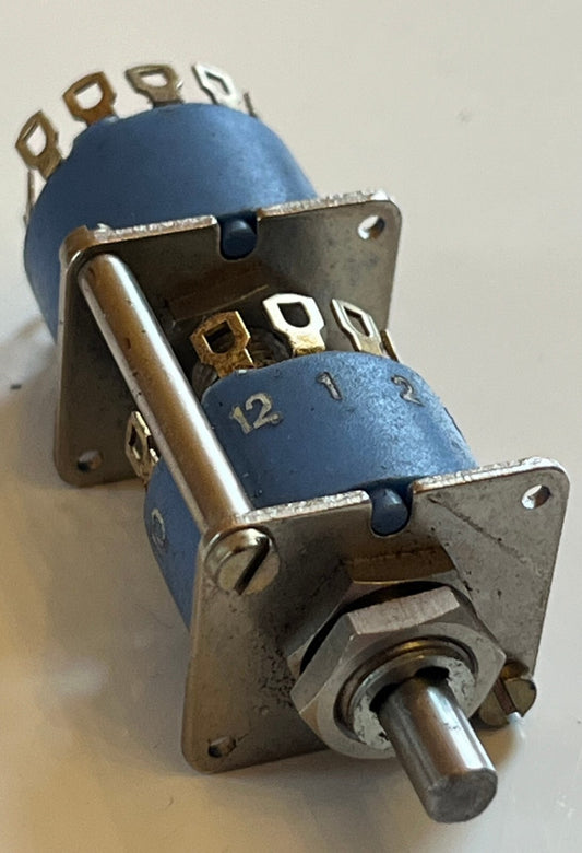 11 WAY 2 POLE ELMA 01 SERIES MINIATURE ROTARY SWITCH AUDIOPHILE fcb20.5