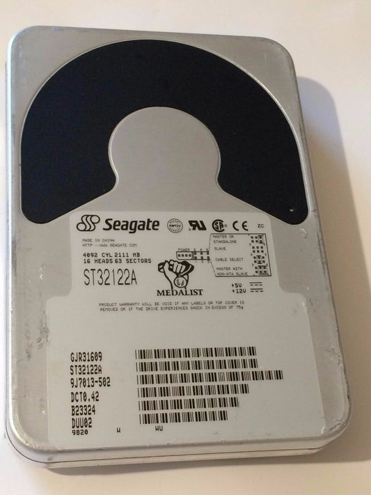 SEAGATE ST32122A 9J7013-502 DCT0.42 IDE HARD DRIVE 2.1GB aa4aa1e