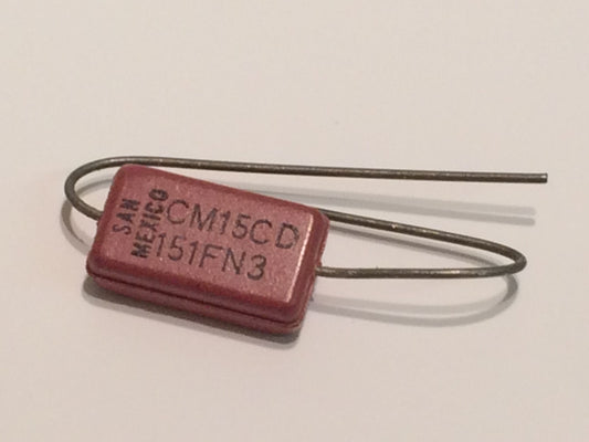 150pF 500V MOLDED MICA MILITARY SPEC 2% CAPACITOR SANGAMO CM15CD ad1x12