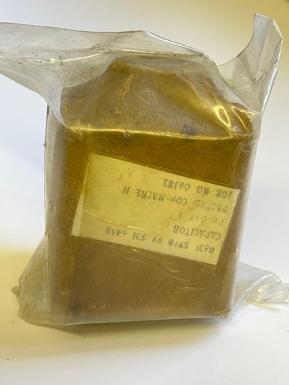 2UF 2mfd 1000V PAPER IN OIL VISCONOL VINTAGE CAPACITOR FD6C32