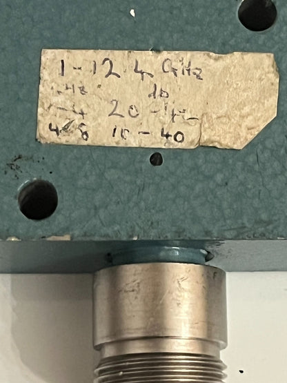 NARDA 3080 VARIABLE COAXIAL COUPLER 10dB TO 40dB 1 - 12.4GHz FBA10A97