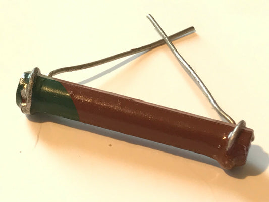 VINTAGE ERIE DOG BONE SOLID CARBON ROD 150 OHM 1W RESISTOR 150R ad1J47