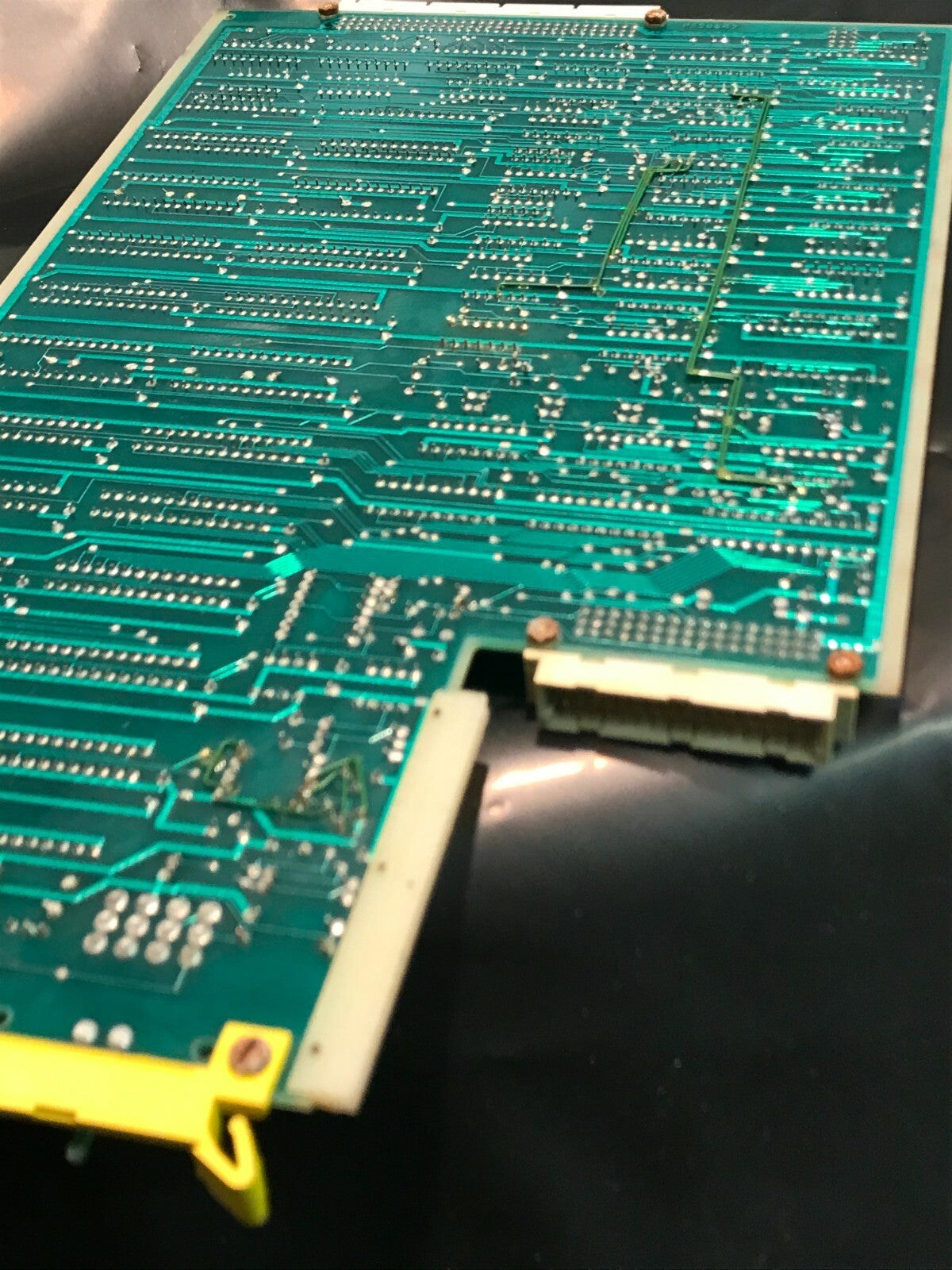 OLD MEMORY PCB WITH 22 X 6264 HITACHI SRAM MEMORY CHIPS HM6264LP-15 ac1X15