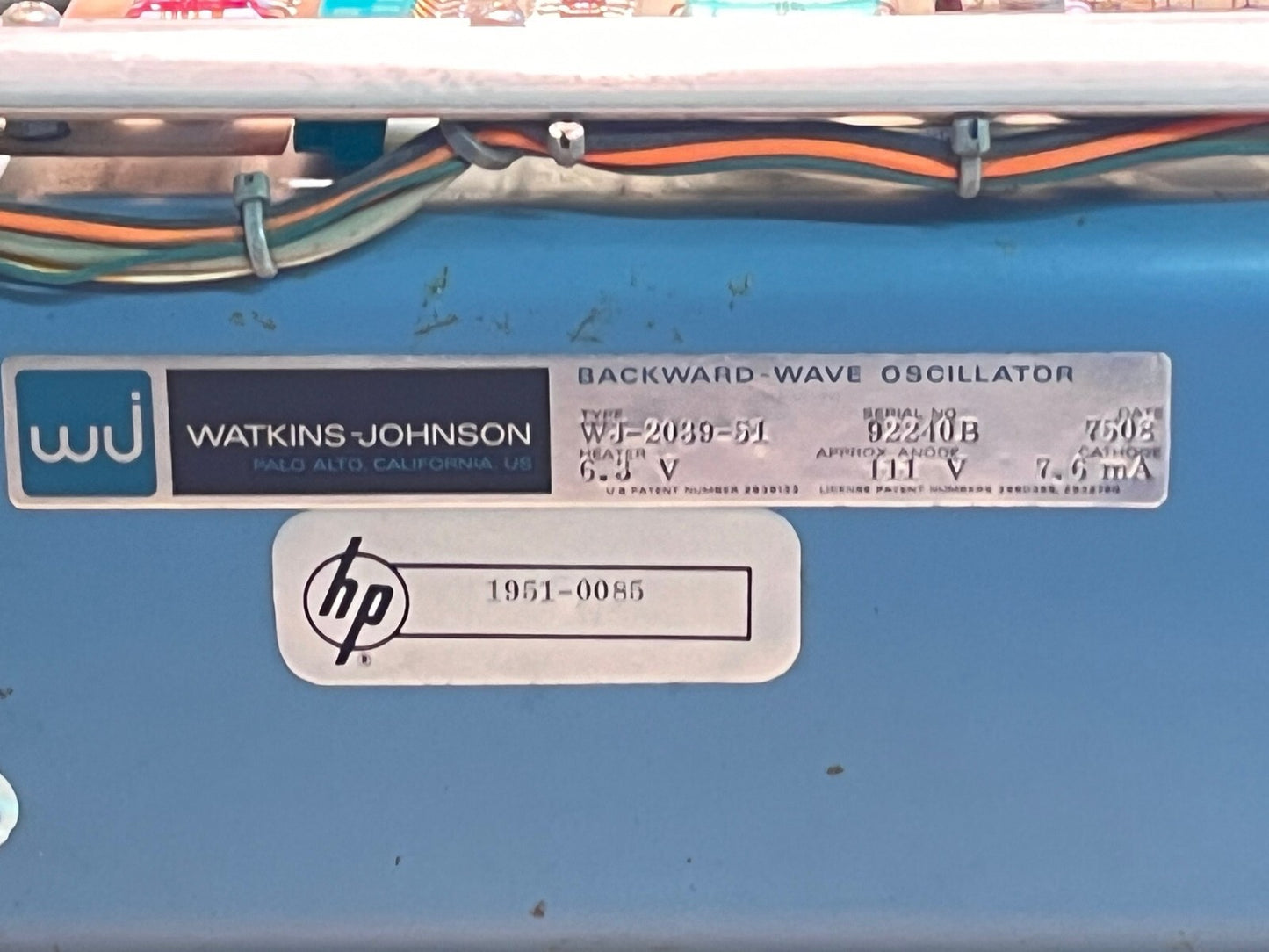 HP 8694B 8.0 - 12.4 GHz Sweep Oscillator RF Plug In fce1e