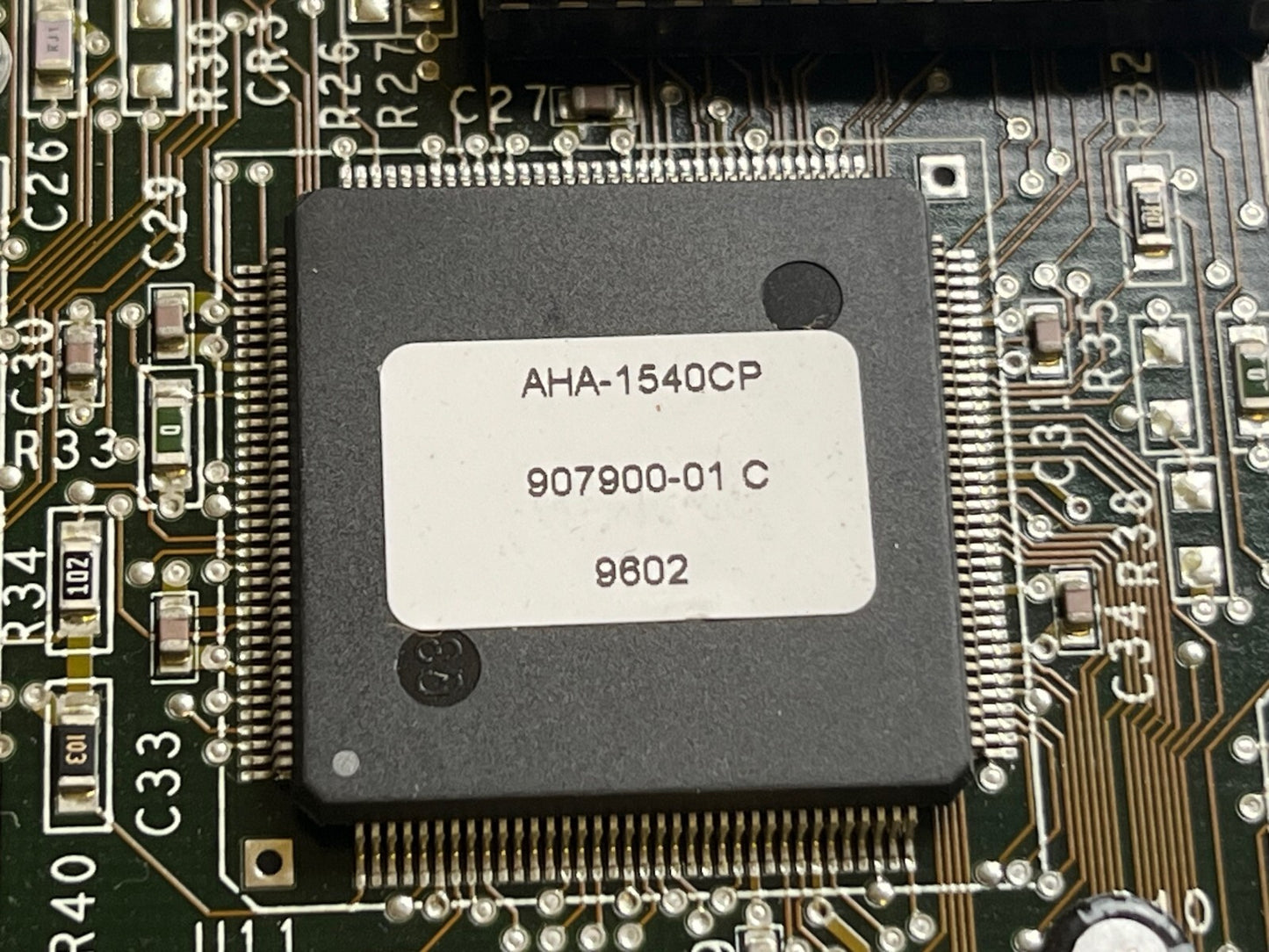 ADAPTEC AHA-1540CP ISA 50 PIN SCSI SCSI-1 CONTROLLER CARD ae1w15