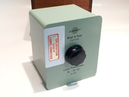 BRUEL & KJAER ZR-0001 LINEAR POTENTIOMETER 10 - 35mV ae1z16