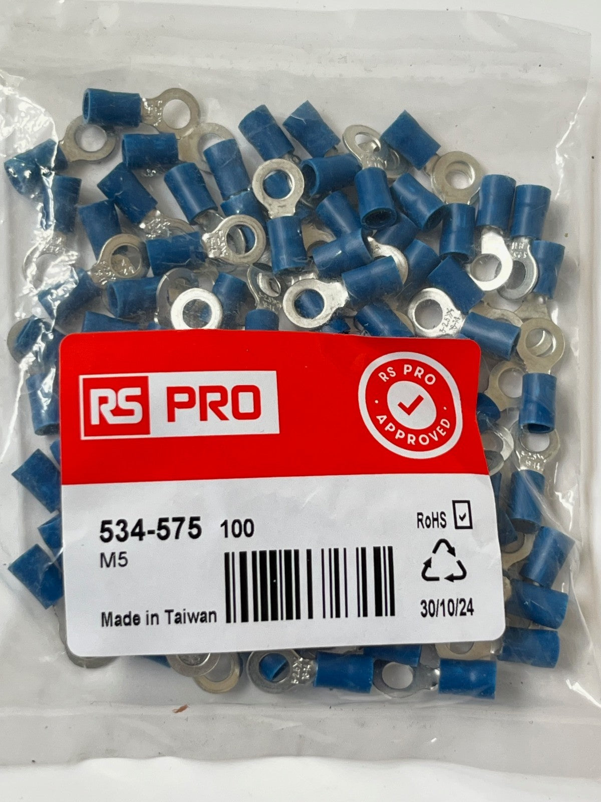 INSULATED CRIMP TERMINALS BEST RS QUALITY ALL TYPES PACKS OF 100 CHEAP fcb22