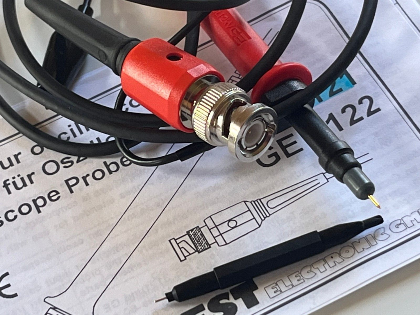 ELDITEST GE3121 PASSIVE OSCILLOSCOPE PROBE 100MHz X100 2kV AD1M16