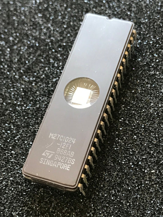 ST M27C1024-12F1 1MB 40 PIN EPROM UK STOCK x1 fd6d80