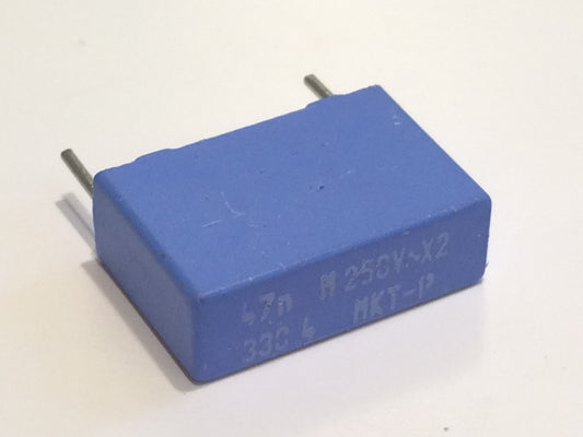 0.047uF 250VAC X2 METALLIZED POLYESTER MKT-P INTERFERENCE CAPACITOR fbb13N